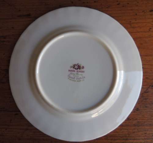 ROYAL ALBERT CAKE PLATE - "SWEET VIOLETS"