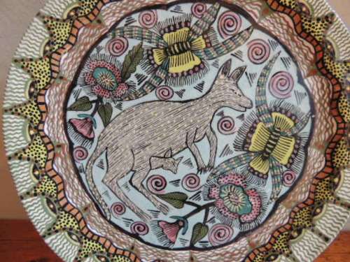 ARDMORE POTTERY CHARGER - "KHANGEROO"