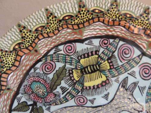 ARDMORE POTTERY CHARGER - "KHANGEROO"