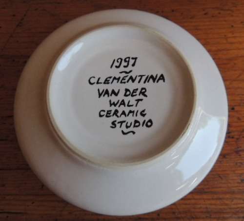 BOWL BY CLEMENTINA VAN DER WALT CERAMIC STUDIO