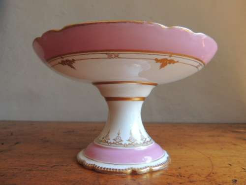 19TH CENTURY TAZZA - "TULIPS" - ABSOLUTELY GORGEOUS