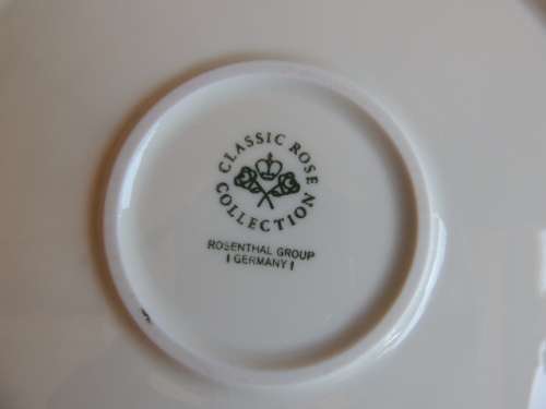 ROSENTHAL DOUBLE HANDLE TRAY - "CLASSIC ROSE COLLECTION"