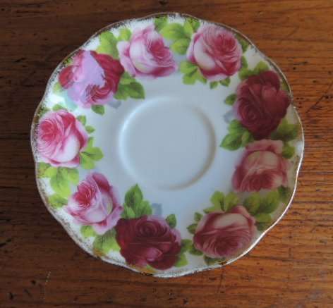 ROYAL ALBERT SIX TRIOS - "OLD ENGLISH ROSE"  (Reduced)