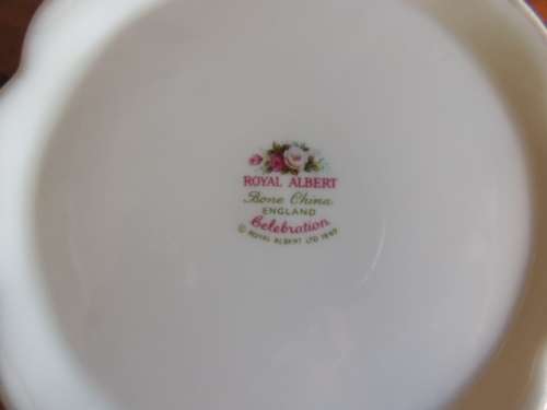 ROYAL ALBERT LARGE TEA POT - "CELEBRATION"