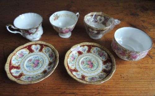 ROYAL ALBERT ASSORTED ITEMS - FOR RESTORING