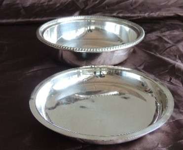 SILVER PLATED MUFFIN DISH - 19TH CENTURY