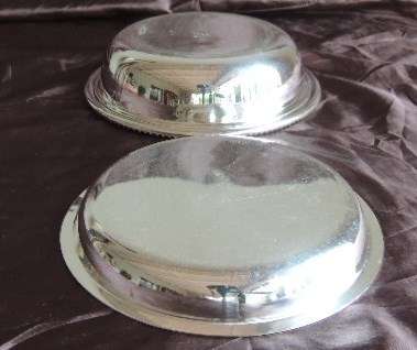 SILVER PLATED MUFFIN DISH - 19TH CENTURY