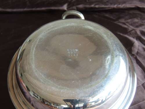 SILVER PLATED MUFFIN DISH - 19TH CENTURY