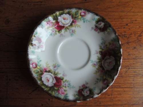 ROYAL ALBERT TEA SAUCER - "CELEBRATION"