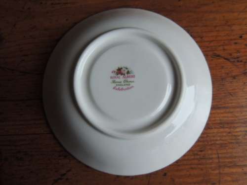 ROYAL ALBERT TEA SAUCER - "CELEBRATION"