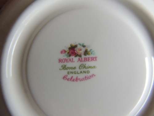 ROYAL ALBERT TEA SAUCER - "CELEBRATION"