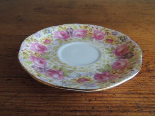 ROYAL ALBERT COFFEE SAUCER - "SERENA"