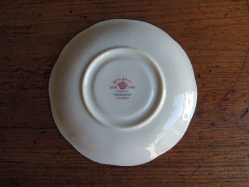 ROYAL ALBERT COFFEE SAUCER - "SERENA"