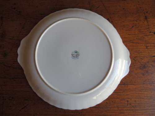 ROYAL ALBERT LARGE CAKE PLATE - "INSPIRATION"