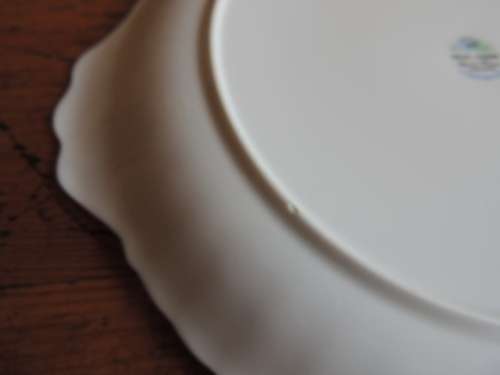 ROYAL ALBERT LARGE CAKE PLATE - "INSPIRATION"