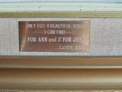 JEANETTE DYKMAN OIL ON BOARD - PINK ROSES