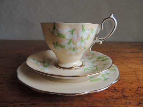 ROYAL ALBERT TRIO - "LAURENTIAN SNOWDROP"