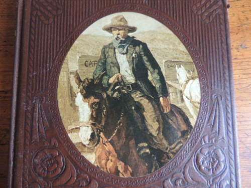 THE OLD WEST - "THE GUNFIGHTERS" embossed leather cover