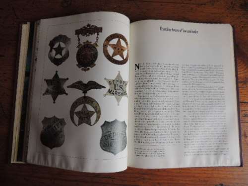 THE OLD WEST - "THE GUNFIGHTERS" embossed leather cover