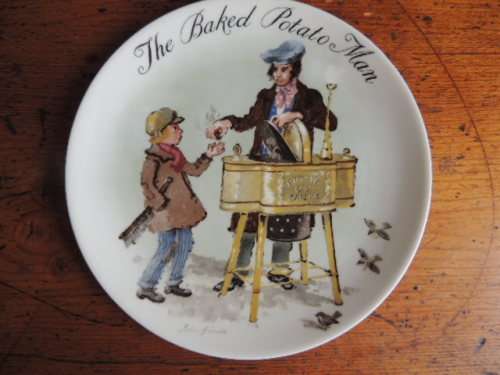 WEDGEWOOD PLATE "THE BAKED POTATO MAN"