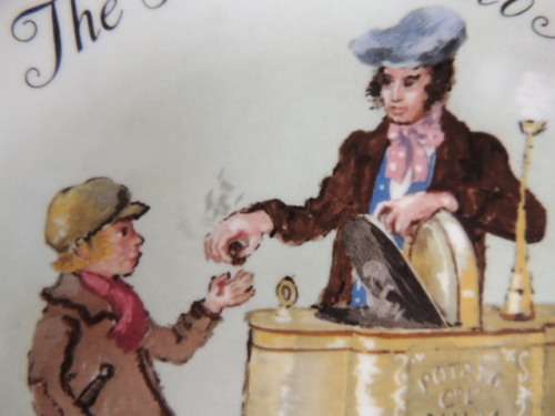 WEDGEWOOD PLATE "THE BAKED POTATO MAN"