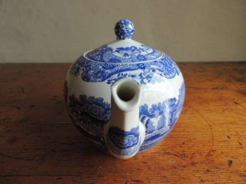 SPODE ITALIAN BLUE TEA FOR TWO TEAPOT - For Cecilia ONLY