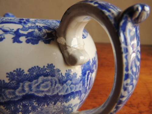 SPODE ITALIAN BLUE TEA FOR TWO TEAPOT - For Cecilia ONLY
