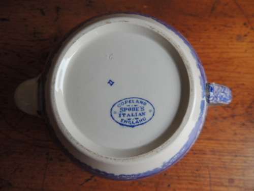 SPODE ITALIAN BLUE TEA FOR TWO TEAPOT - For Cecilia ONLY