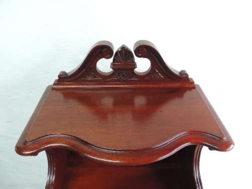 EDWARDIAN MAHOGANY MUSIC CABINET