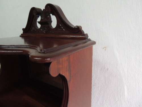 EDWARDIAN MAHOGANY MUSIC CABINET