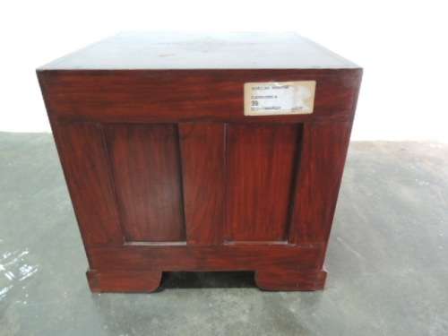 MILITARY CHEST SMALL - CARVED AND INLAID ROSEWOOD