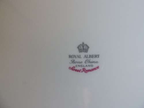 ROYAL ALBERT TEA SET 40 Pieces - "SWEET ROMANCE" (12 Trios plus teapot) SPECTACULAR!!!