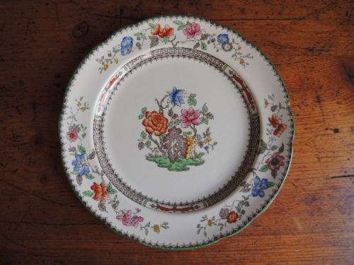 COPELAND SPODE DINNER PLATE - "CHINESE ROSE"