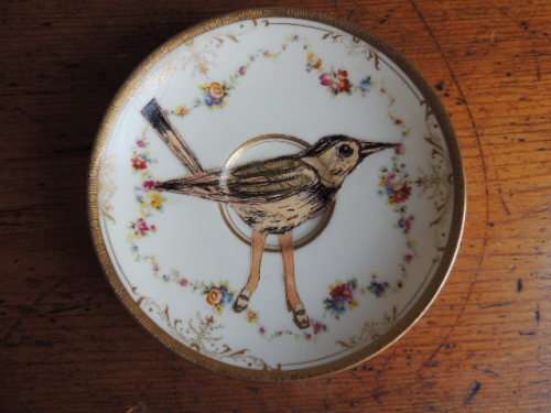 ART PLATE BY "TERRY ANGELOS" - MIXED MEDIA