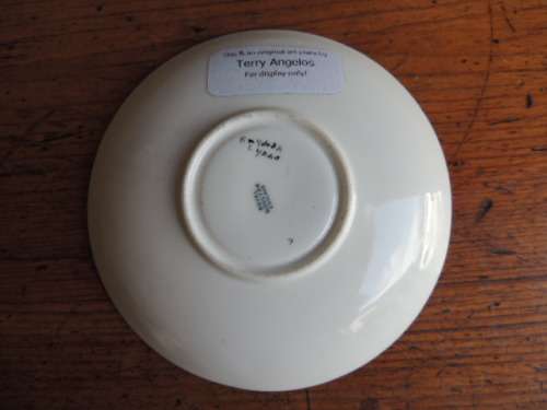 ART PLATE BY "TERRY ANGELOS" - MIXED MEDIA