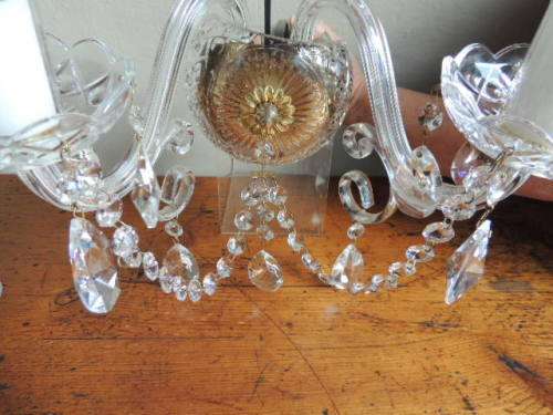 EXQUISITE CRYSTAL WALL SCONCE - A CLASS OF IT'S OWN - FOR SHANE ONLY