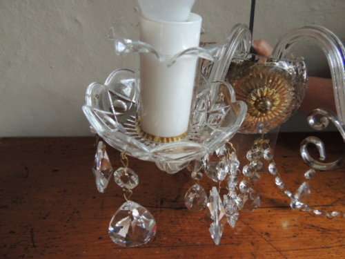 EXQUISITE CRYSTAL WALL SCONCE - A CLASS OF IT'S OWN - FOR SHANE ONLY