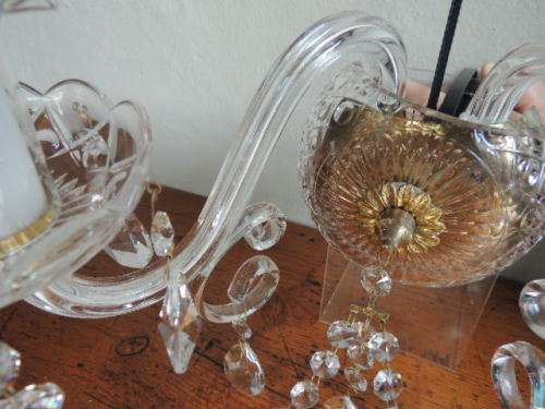 EXQUISITE CRYSTAL WALL SCONCE - A CLASS OF IT'S OWN - FOR SHANE ONLY