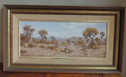 HENRY BREDENKAMP OIL ON BOARD - 1982