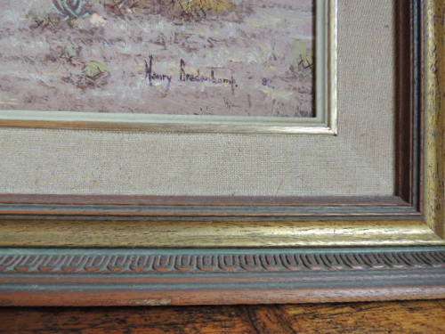 HENRY BREDENKAMP OIL ON BOARD - 1982