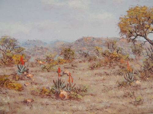 HENRY BREDENKAMP OIL ON BOARD - 1982