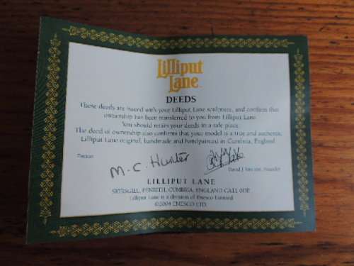 LILLIPUT LANE MINIATURE HOUSE - "DOVECOTE"