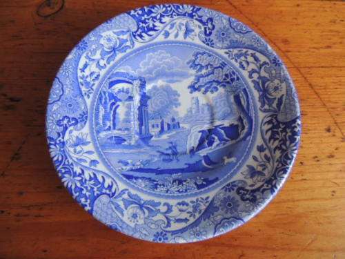 SPODE ITALIAN BLUE TEA FOR TWO TEA SET - Reduced