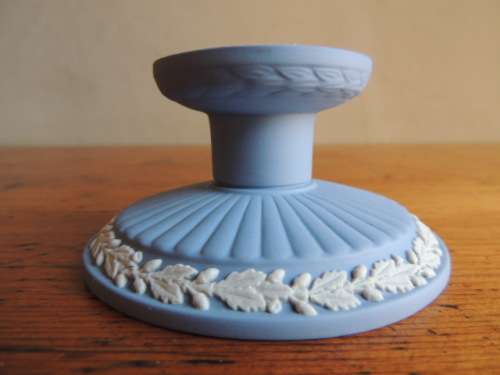 WEDGEWOOD JASPERWARE CANDLESTICK HOLDER
