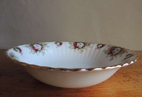 ROYAL ALBERT DESSERT SET 7 PIECE - "CELEBRATION"