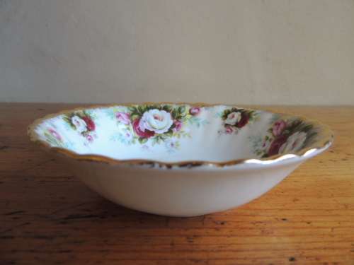 ROYAL ALBERT DESSERT SET 7 PIECE - "CELEBRATION"