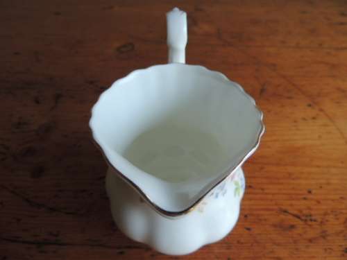 ROYAL ALBERT MILK JUG AND SUGAR BASIN - "MOSS ROSE"