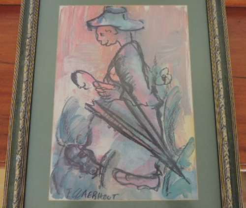 CLAERHOUT PRINT BEAUTIFULLY FRAMED - Reduced