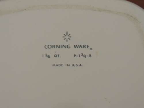 CORNINGWARE DISH - 1 3/4 QT (P-1 3/4 -B)
