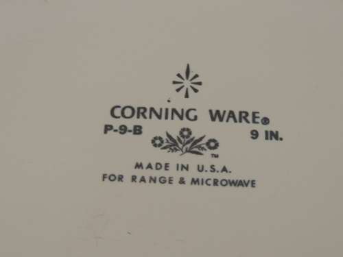 CORNINGWARE DISH -  (P- 9 -B)